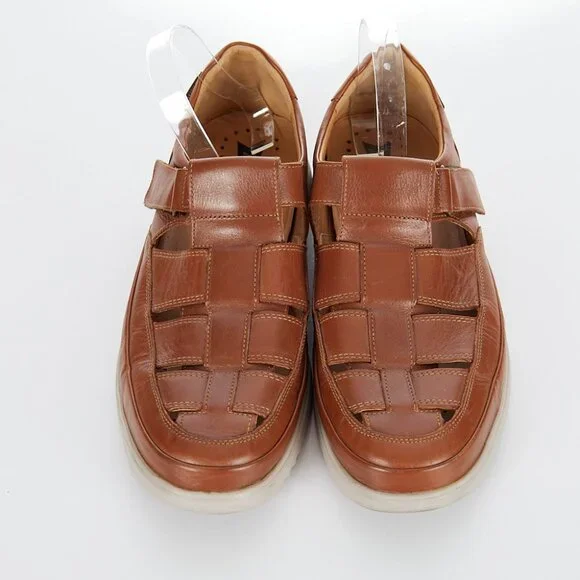 MEPHISTO Tarek Air-Jet Genuine Leather Fisherman Sandal Men's 11 - Picture 2 of 8